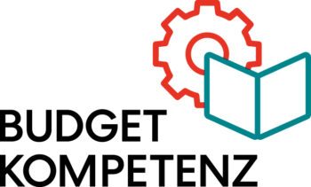 Logo des Bundesprojekts "Budgetkompetenz" - Initiative zum Budget für Arbeit und Ausbildung